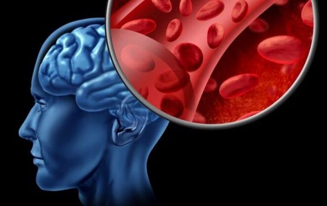 Brain oxygen famine