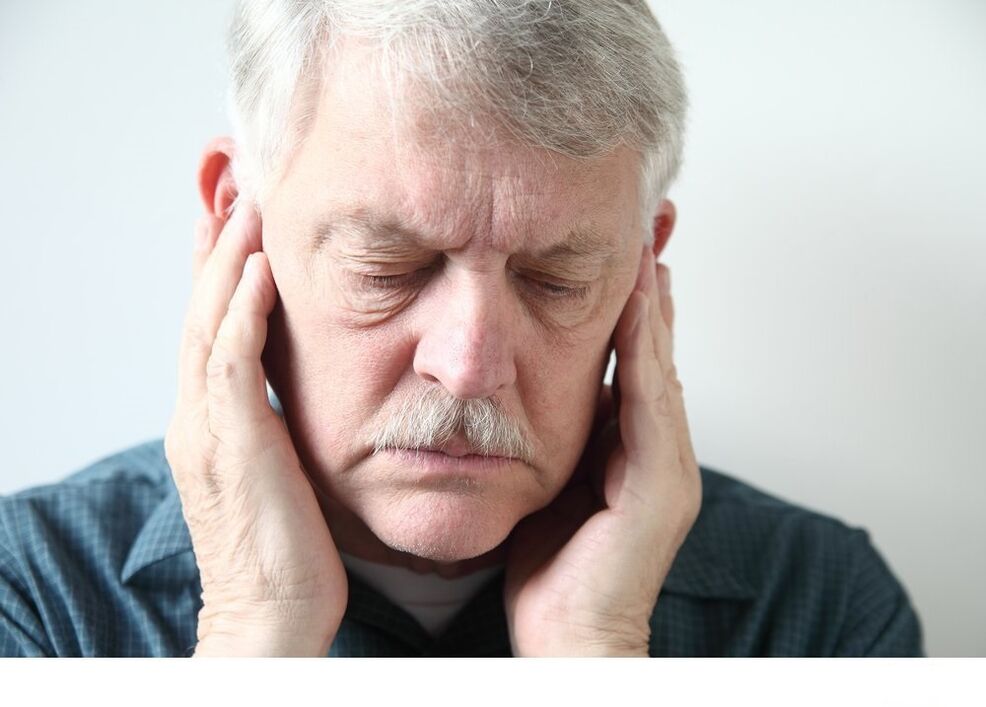 Pain with temporo osteoarthritis and mandibular joint